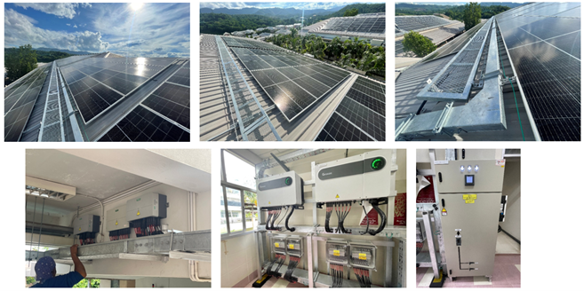 Solar PV power station of total 3.5 MW