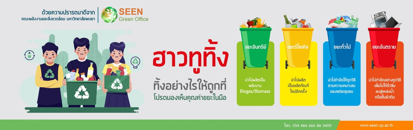 Events Related to Sustainability (University of Phayao, Thailand)