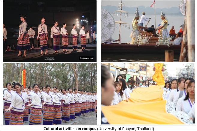 Cultural activities on campus (University of Phayao, Thailand)