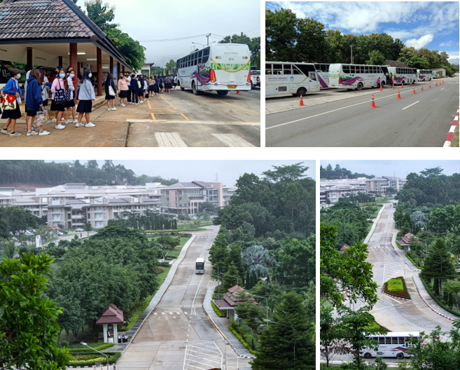 Shuttle Services – Bus Timetable (University of Phayao, Thailand)