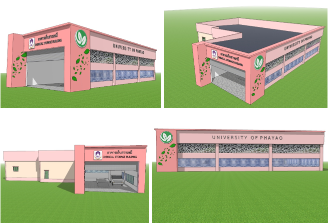 Chemical storage building