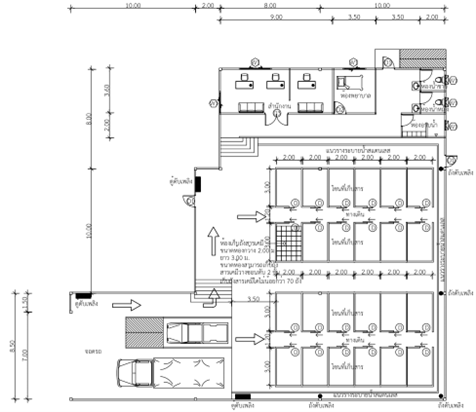 Chemical storage building