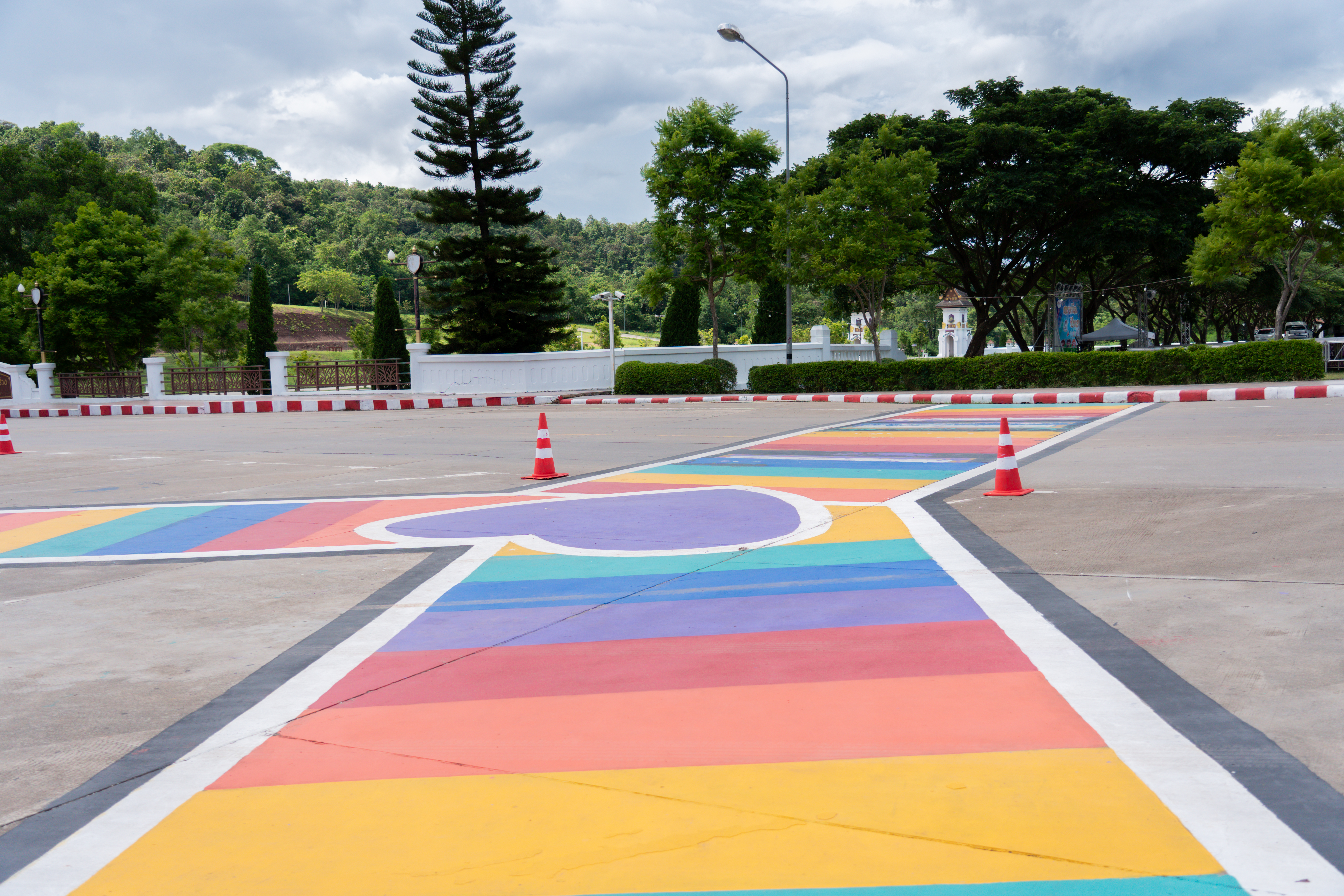 Crosswalk at University of Phayao