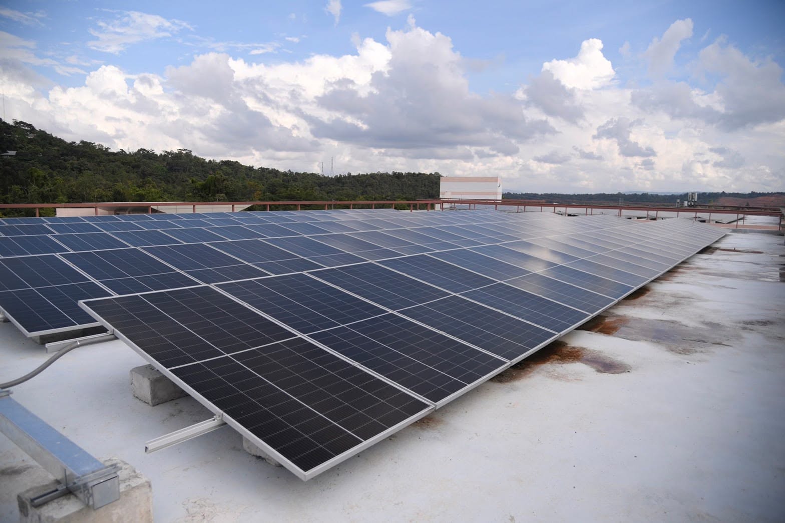 Rooftop solar panels