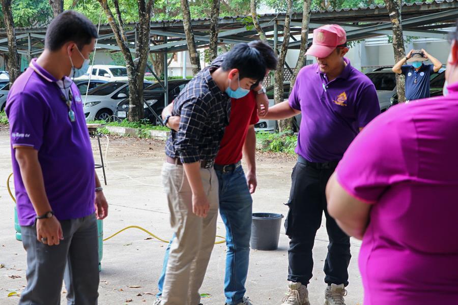 Fire drill training exercise