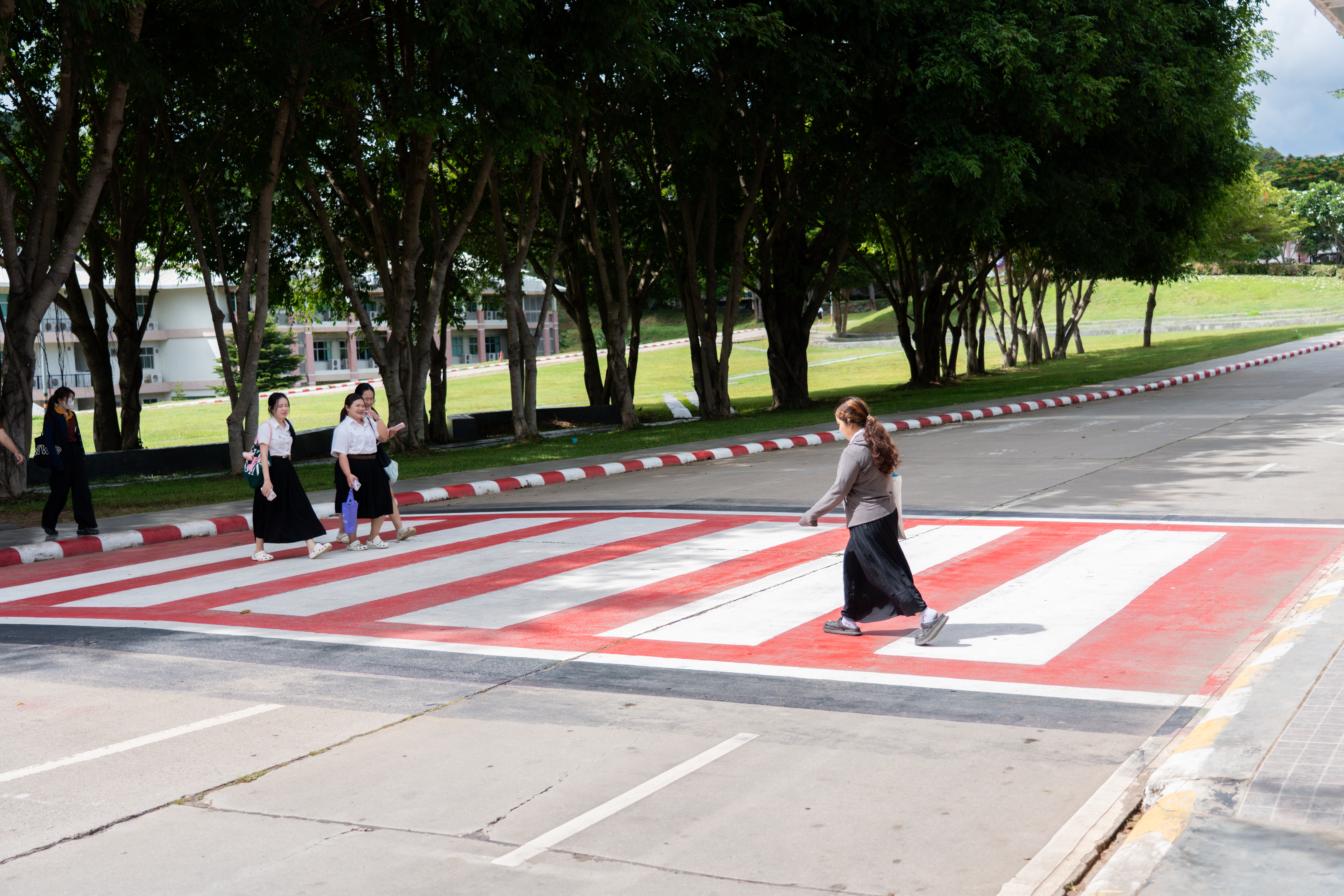 Crosswalk at University of Phayao